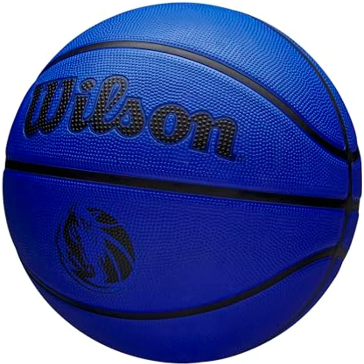 Wilson NBA Team Tribute Solid Basketball, Dallas Mavericks, drei Schichten Konstruktion mit eingearbeitetem Design – Bild 3