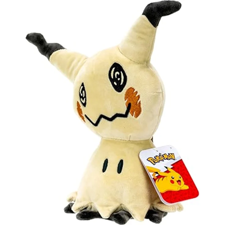 Jazwares Pokémon Plüsch Mimikyu, 20 cm Kuscheltier aus 100% Polyester mit realistischen Details – Bild 3