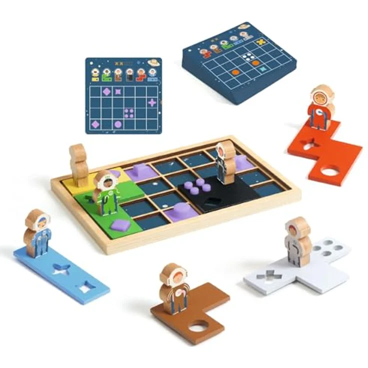 DJECO Logikspiel Space Orbit, strategisches Brettspiel für logisches Denken, Referenznummer DJ00817 – Bild 2