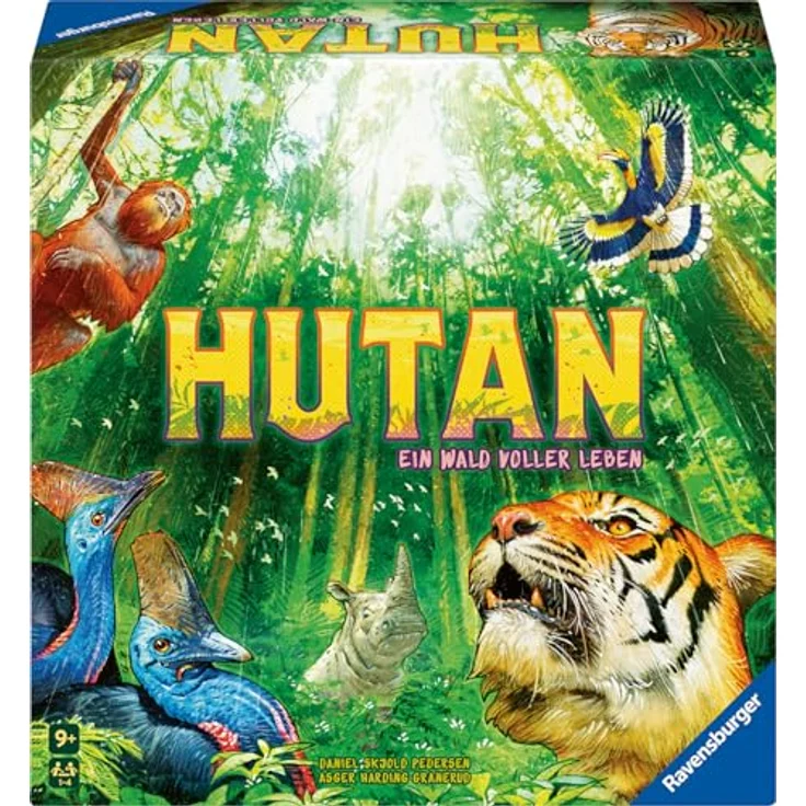 Ravensburger Hutan, Familienspiel für 1-4 Personen im indonesischen Urwald mit farbenfrohen Blumen und riesigen Bäumen – Bild 5