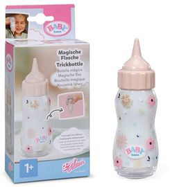 BABY born Magische Flasche, Puppenzubehör mit realistischem Effekt, Rosa