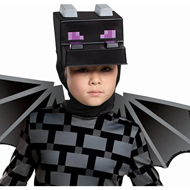 Disguise Ender Dragon Classic, Kinderkostüm für 7-8 Jahre, detailreiches Design – Bild 3