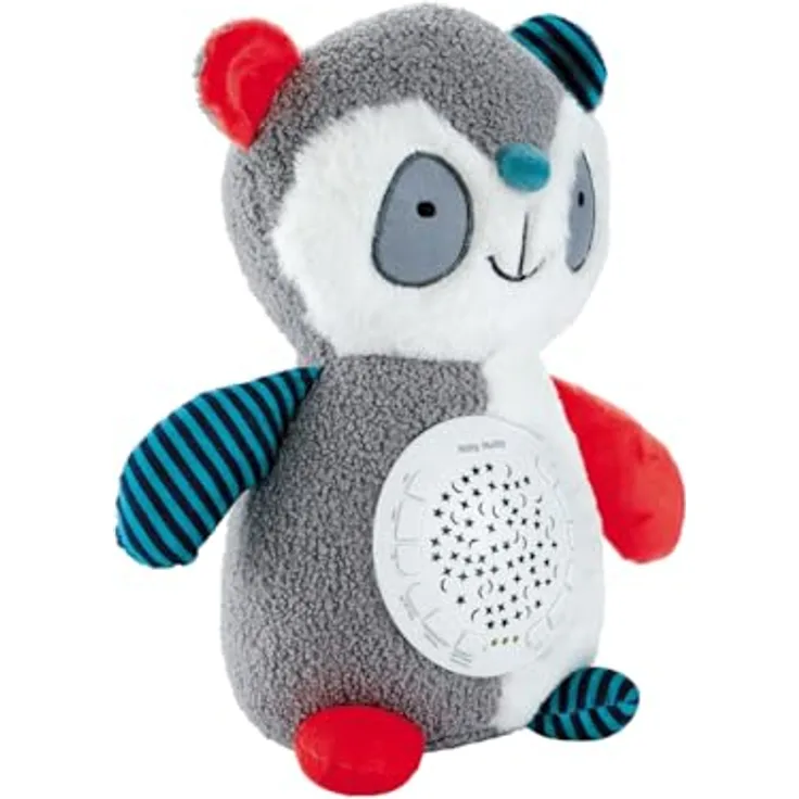 Milly Mally Plüschtier Milly Panda, 35 cm mit Projektor für gemütliche Schlafmomente