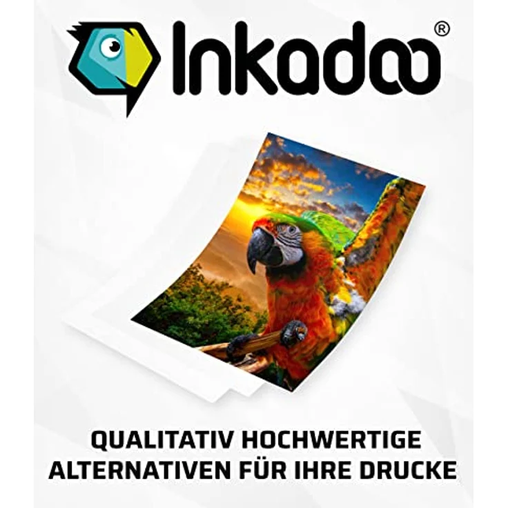 Inkadoo Etiketten für Dymo Labelwriter 400 Twin Turbo, 450 Twin Turbo, 310, 320, 330 - Rolle mit 500 leicht ablösbaren Etiketten, 25mm x 54mm, schwarz/weiß – Bild 5