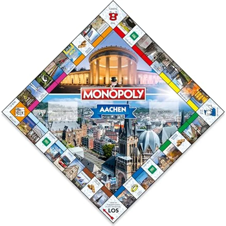 Winning Moves Monopoly Aachen Städte-Edition, Gesellschaftsspiel für die ganze Familie, ab 8 Jahren, Deutsch – Bild 3