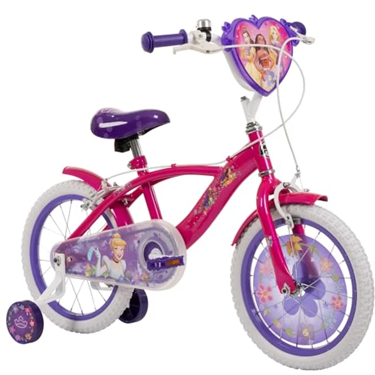Huffy Disney Prinzessin 16" Kinderfahrrad - Rosa, geeignet für 5-7 Jahre – Bild 1