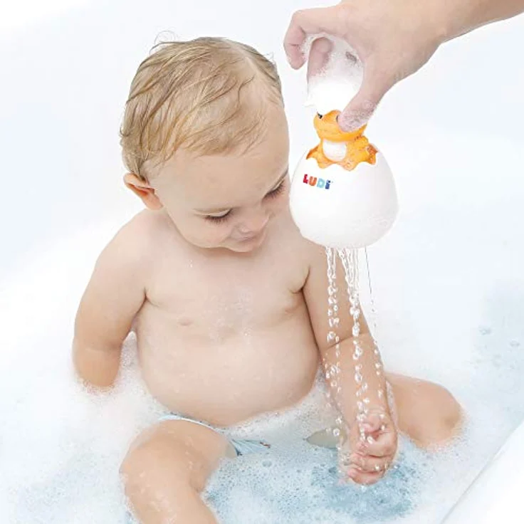 LUDI 40060 Bade-Ei für Babys ab 10 Monaten – Bild 2