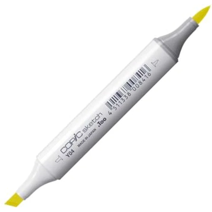 Copic COPIC Sketch Marker Typ Y - 04, Acacia, professioneller Pinselmarker mit Super-Brush-Spitze und Medium-Broad-Spitze – Bild 3