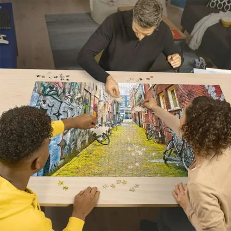 Ravensburger Puzzle 12000807 - Street Art in Amsterdam - 3000 Teile Puzzle, ab 14 Jahren geeignet, Stadt-Puzzle Amsterdam, bunte Landschaftsmotive – Bild 3