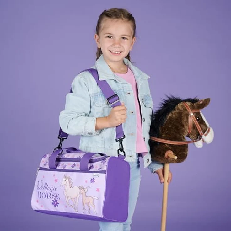 Scooli Sporttasche 35 cm, lila, 100% Polyester, ideale Kindersporttasche – Bild 4
