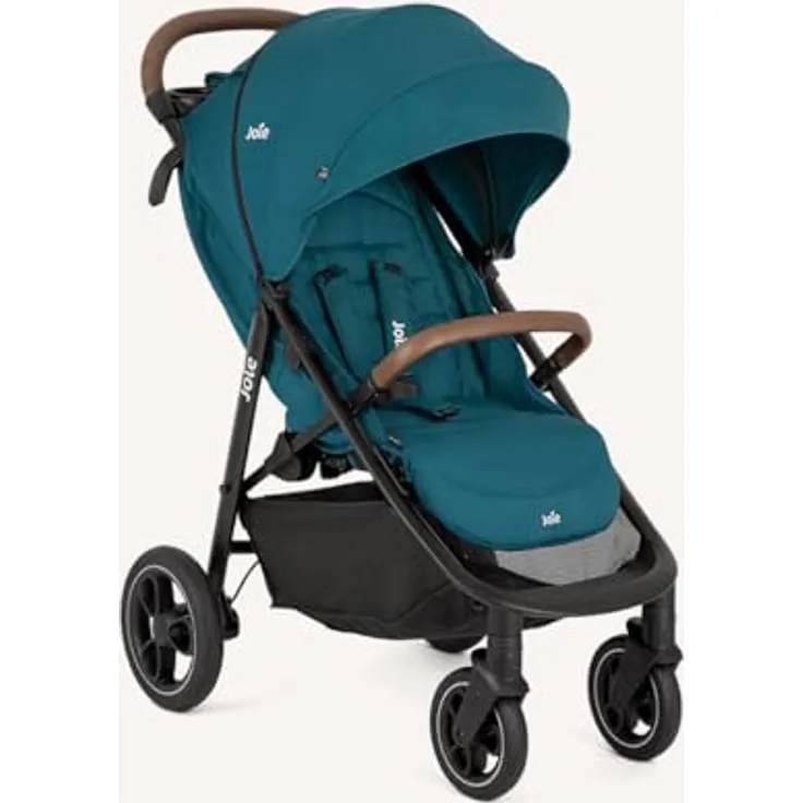 Joie Buggy & Sportwagen Litetrax Pro - Peacock, bis 22 kg belastbar, mit Schieber-Ablagefach & Regenschutz, inkl. Gratis Mobilitätsgarantie