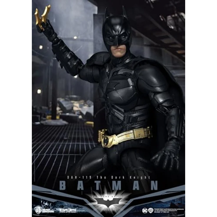 Beast Kingdom Batman (The Dark Knight) DAH-119 Dynamic 8-ction Figure, Sammelfigur mit über 22 Gelenkpunkten und hochwertigem Stoffumhang – Bild 3