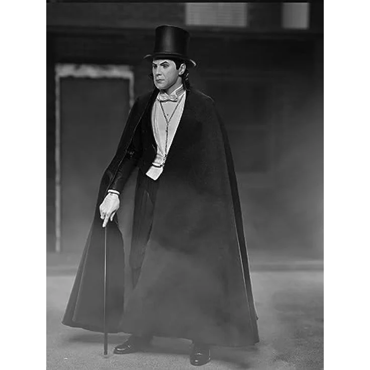 NECA Carfax Abbey Universal Dracula Figur, 18 cm mit Zubehör, schwarz – Bild 3