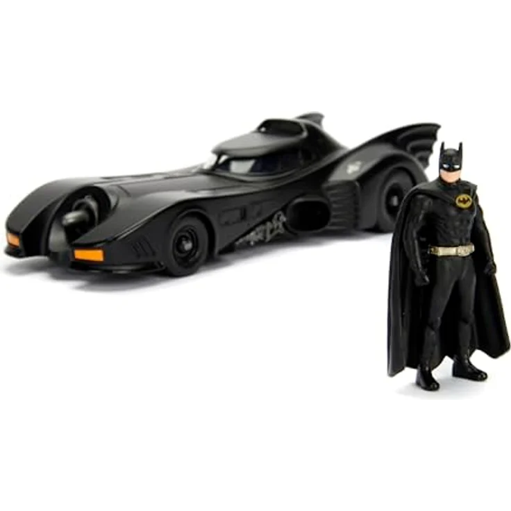 JADA Spielzeug-Auto Batman 1989 Batmobil, mit öffnendem Dach und Die-Cast Batman Figur – Bild 7