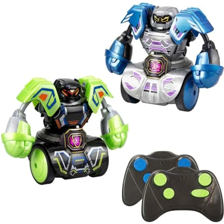 Silverlit Robo Combat Tornado Battle Pack, Ferngesteuertes Kampfroboterset mit 360° Tornado Punch und Power-Gürtel – Bild 1