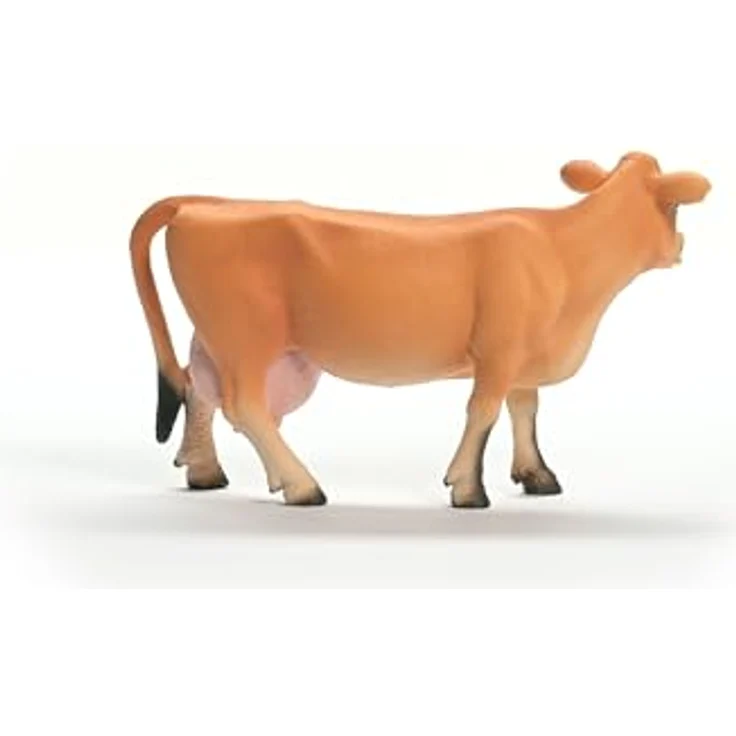 Schleich Jersey Kuh, mahagonifarben, 14 x 4 x 8 cm, Farm World, hochwertige Milchproduzentin – Bild 5