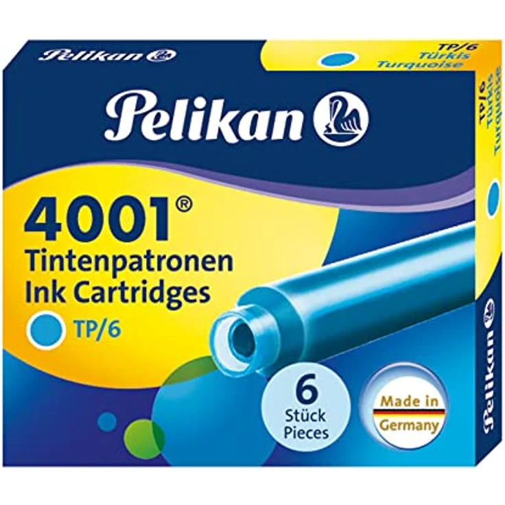 PELIKAN Tintenpatronen TP/6 Tinte 4001® Türkis – Bild 2