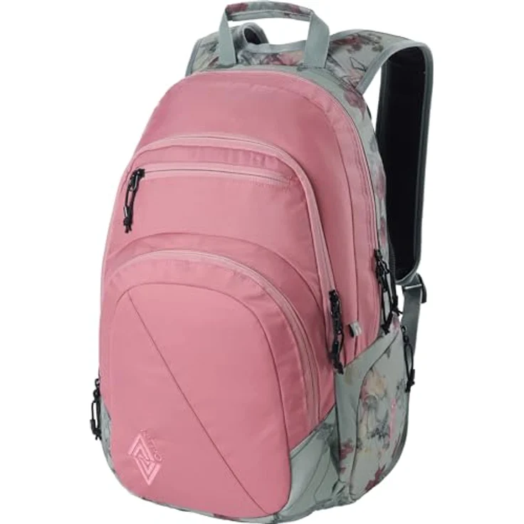 Nitro Snowboards Rucksack Stash, ergonomische Schultasche mit 15" Laptopfach und Thermotasche, schwarz – Bild 1