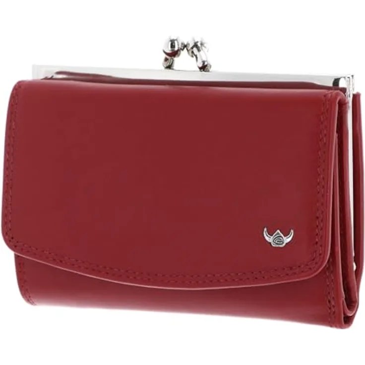 Golden Head Polo Geldbörse RFID, 100% Leder, 12 cm, rot