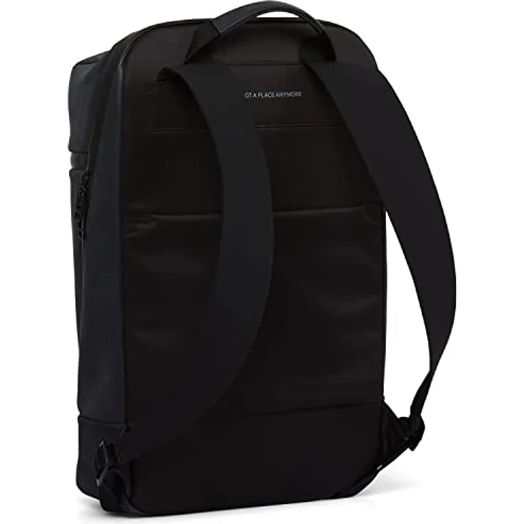 Salzen Rucksack Savvy Leather Charcoal Black – Bild 2