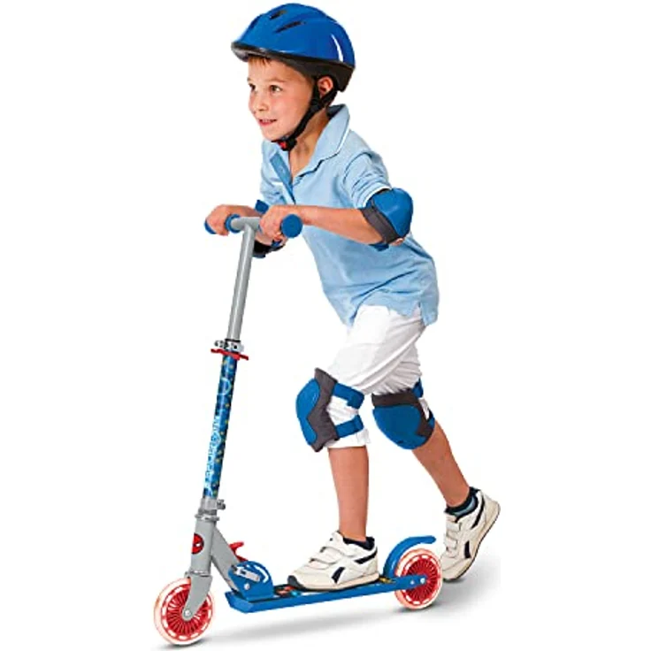 Mondo 28687 Klappbarer Tretroller Spider-Man, verstellbarer Lenker (67–78 cm), rutschfeste Fußstütze, leise Räder, max. Traggewicht 50 kg, Aluminium – Bild 7