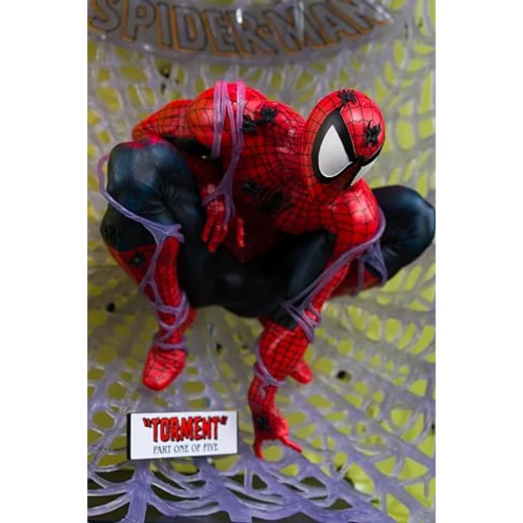 McFarlane Marvel Collection PVC Statue 1/6 Spider-Man #1, 28 cm mit Diorama-Base und Comic (englisch) – Bild 12