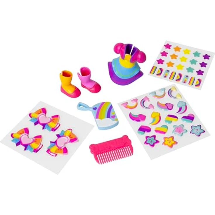 Lansay Decora Girlz Modepuppe zum Anpassen, kreative Spielpuppe in rosa bunt für Kinder ab 4 Jahren – Bild 3