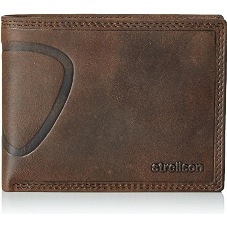 Strellson Baker Street Billfold H7 4010000048 Herren Geldbörsen 13x10x1 cm (B x H x T), Braun (dark brown 702)