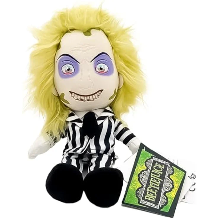 Tinisu Beetlejuice Kuscheltier - 27 cm Plüschtier aus weichem Stoff, detailgetreu verarbeitet – Bild 1