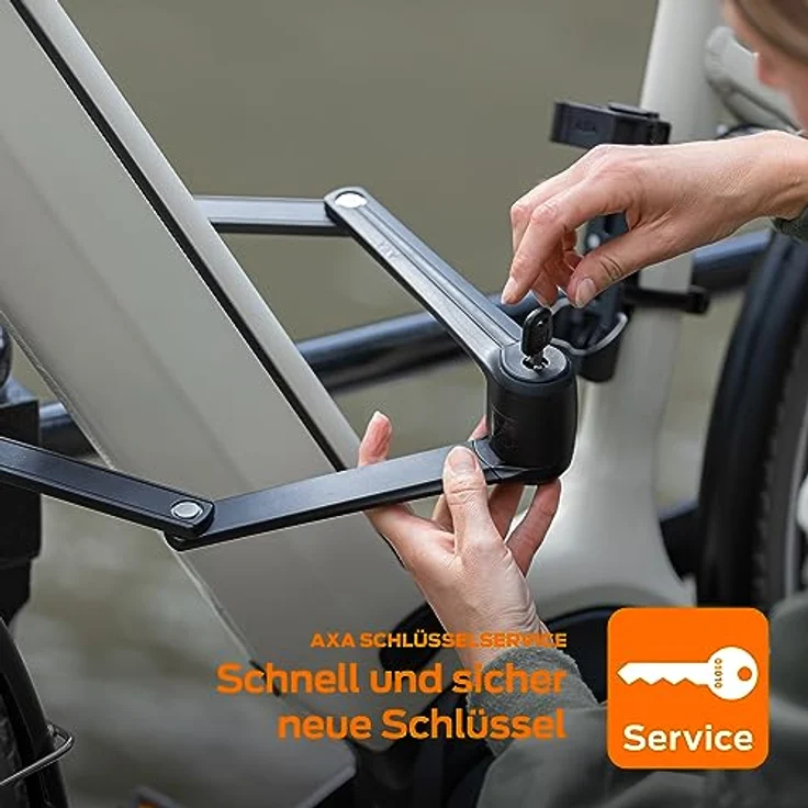 Axa Faltschloss Fold 100 Pro Länge 100 cm schwarz – Bild 6