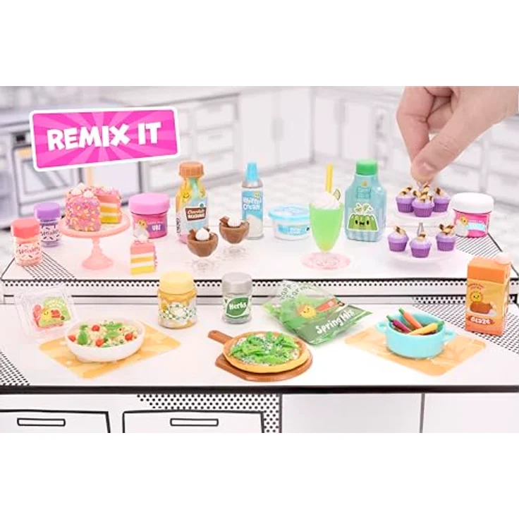 MGA Miniverse Make It Mini Mega Buffet 541301, Spielset mit 8 Rezepten und über 60 Teilen, für Kinder ab 8 Jahren, beschädigt – Bild 5