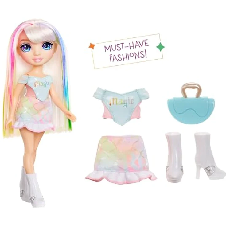 Rainbow High Anziehpuppe My Fashion Style Fashion Dolls - Amaya, Street Look mit modernem Outfit und Handtasche – Bild 2