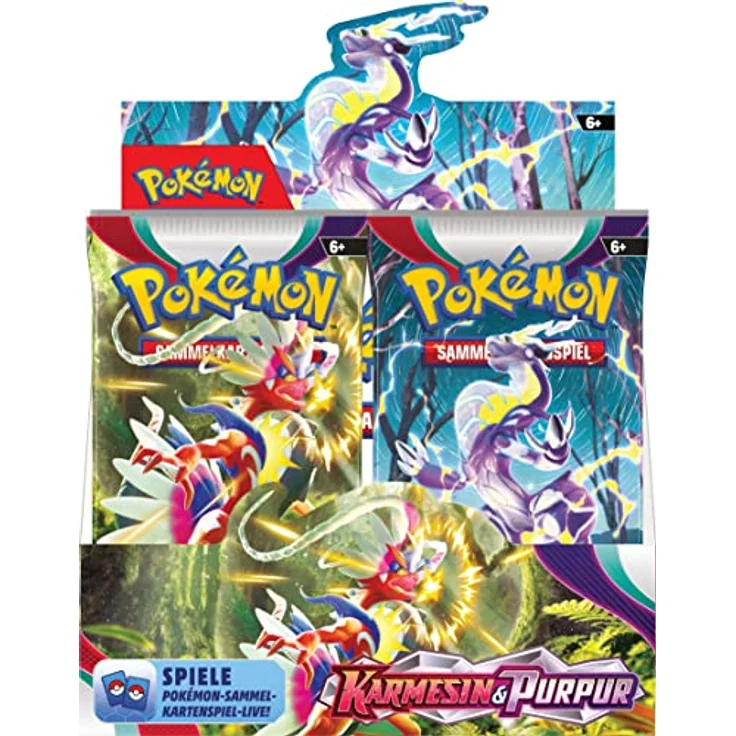 Pokémon Karmesin & Purpur Booster Display (36 Booster) - DE – Bild 2