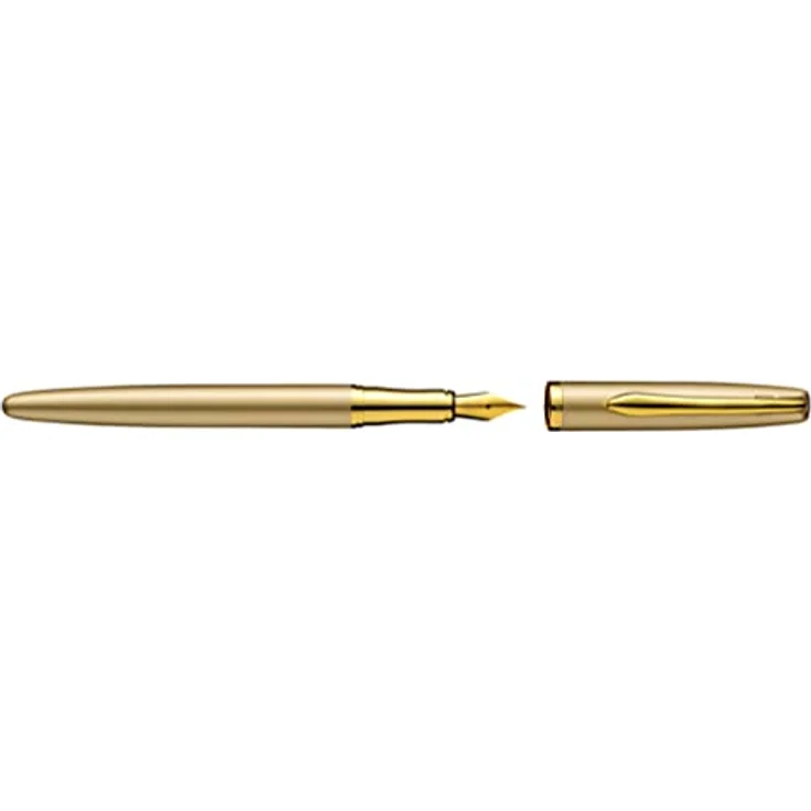 Pelikan Füllhalter Jazz® P36 Noble Elegance / Farbe: gold, Metall mit Patronenfüllsystem und mittlerer Strichstärke – Bild 4