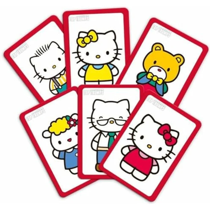 Winning Moves Top Trumps Match Hello Kitty, Würfelspiel mit tragbarem Kunststoffrahmen für 2-4 Spieler, Französisch – Bild 2