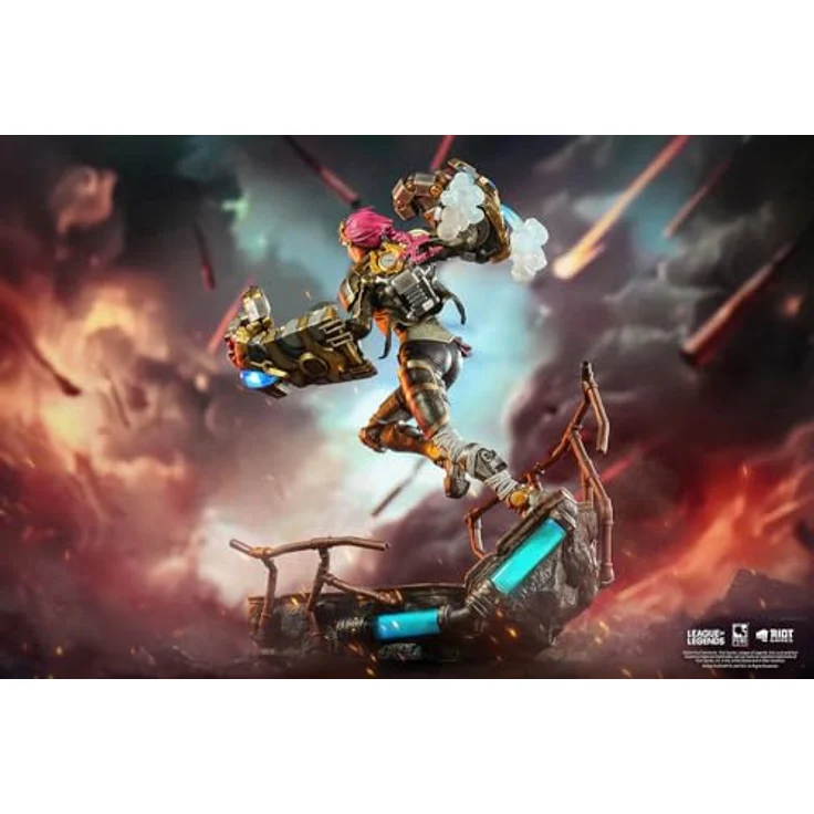 Pure Arts League of Legends Statue 1/6 Vi, 40 cm, detailgetreu mit LED-Lichtfunktion, limitierte Auflage von 2500 Stück – Bild 6