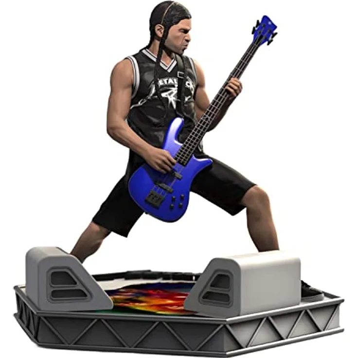 Knucklebonz Robert Trujillo (Metallica) Limited Edition Sammlerstück - Rock Iconz, offiziell lizenziert, inkl. CoA, handbemalt, 8,5 cm hoch, nur 3000 Stück