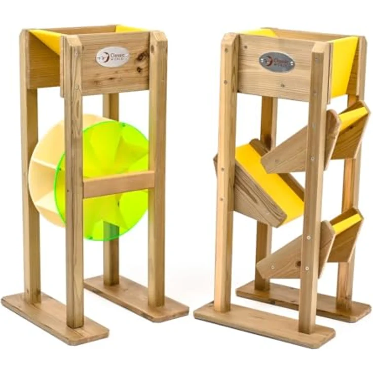 Classic World Sandtrichter aus Holz mit Mühle, umweltfreundliches Sandspielzeug für Kinder ab 3 Jahren, ungiftig und kreativitätsfördernd – Bild 6