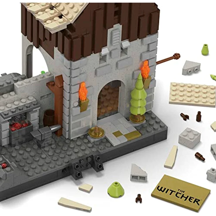 MEGA The Witcher - Geralts Greifjagd Bauset mit LED-Lichtern, Bauspielzeug für Jungen ab 16 Jahren, HDL28 – Bild 4