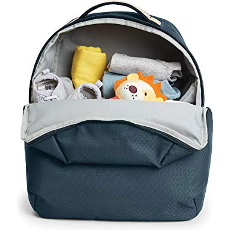 Skip Hop Go Envi Eco Conscious Changing Backpack, aus recycelten Plastikflaschen, mit veganem Kunstleder, schwarz – Bild 2