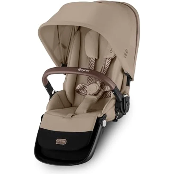 Cybex Gazelle S Sitzeinheit, Zweitsitz für Kinderwagen mit UV-Schutz 50+, Einhand-Gurtsystem, für 2 Kinder bis 22 kg – Bild 1