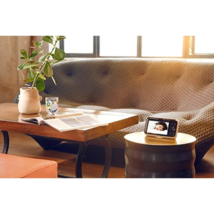 Motorola Nursery PIP1610 HD WiFi Video Babyphone mit 5" HD 720p Elterneinheit App – Ferngesteuertes Schwenken, Neigen und Zoomen – Zwei-Wege-Gespräch – Sicher und privat – Bild 13