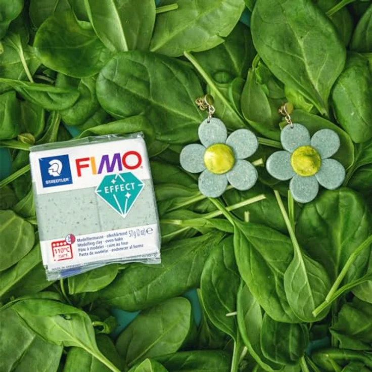 FIMO Modelliermasse effect 8010 Botanical, 57 g - Natürliche botanische Farben, ideal für kreative Projekte – Bild 5