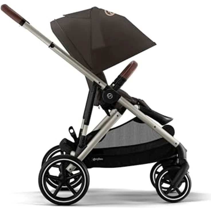 Cybex Gold Kinderwagen GAZELLE S, All-in-1-System mit 20+ Konfigurationen, max. 22 kg, Chocolate Brown – Bild 3