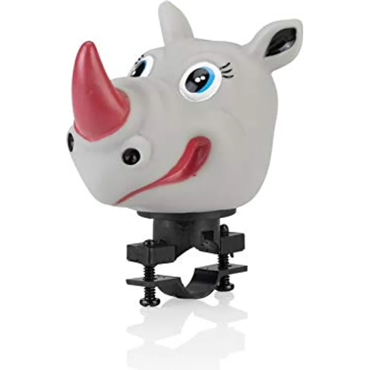 XLC Unisex – Erwachsene Hupe-2500720004 Hupe, Gray/Red, 5.5x5.5x4cm