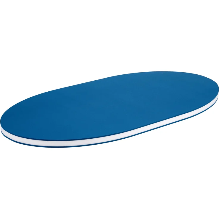 Sport-Thieme Schwimmfloss Giant, oval, robuste Schwimmhilfe aus Plastazote, blau-weiß, für 2 Personen, max. 96 kg