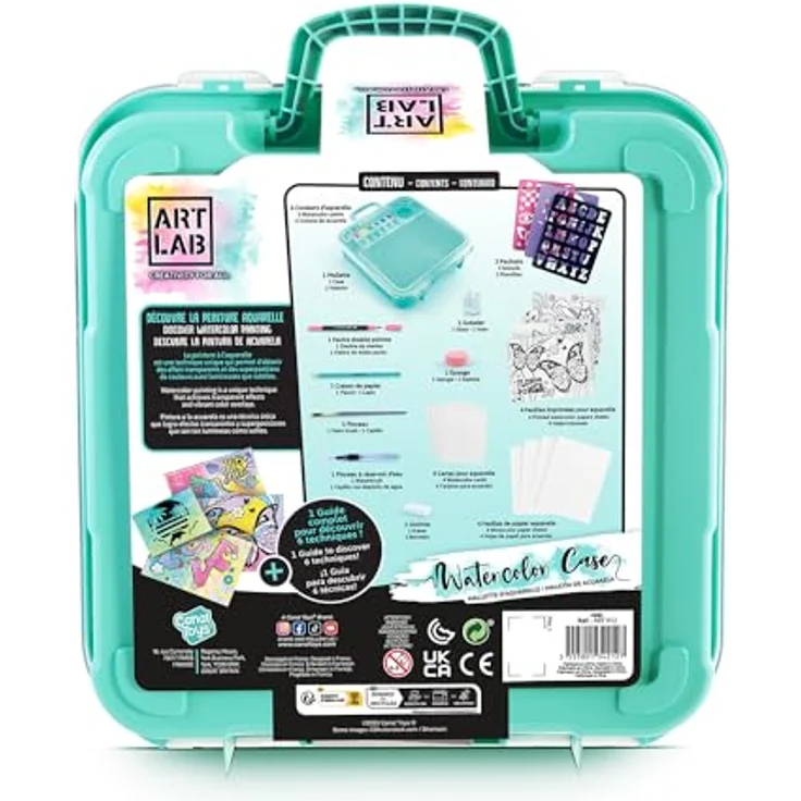 Canal Toys Wasserfarbenset Water Color Case, bunt, für Kinder ab 6 Jahren – Bild 4