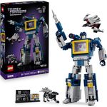 LEGO Icons 10358 Transformers: Soundwave Bausatz, 1.505 Teile, Mehrfarbig, ab 18 Jahren