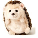 Uni-Toys Kuscheltier Igel, stehend - 14 cm (Höhe) - Plüsch-Waldtier - Plüschtier, zu 100 % recyceltes Füllmaterial