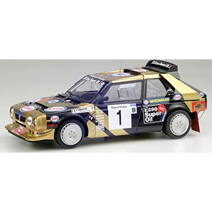 Beemax Lancia Delta S4 Catalunya Rally 1986, Modellbausatz im Maßstab 1:24 mit detaillierten Kunststoffteilen und originalgetreuen Abziehbildern – Bild 3